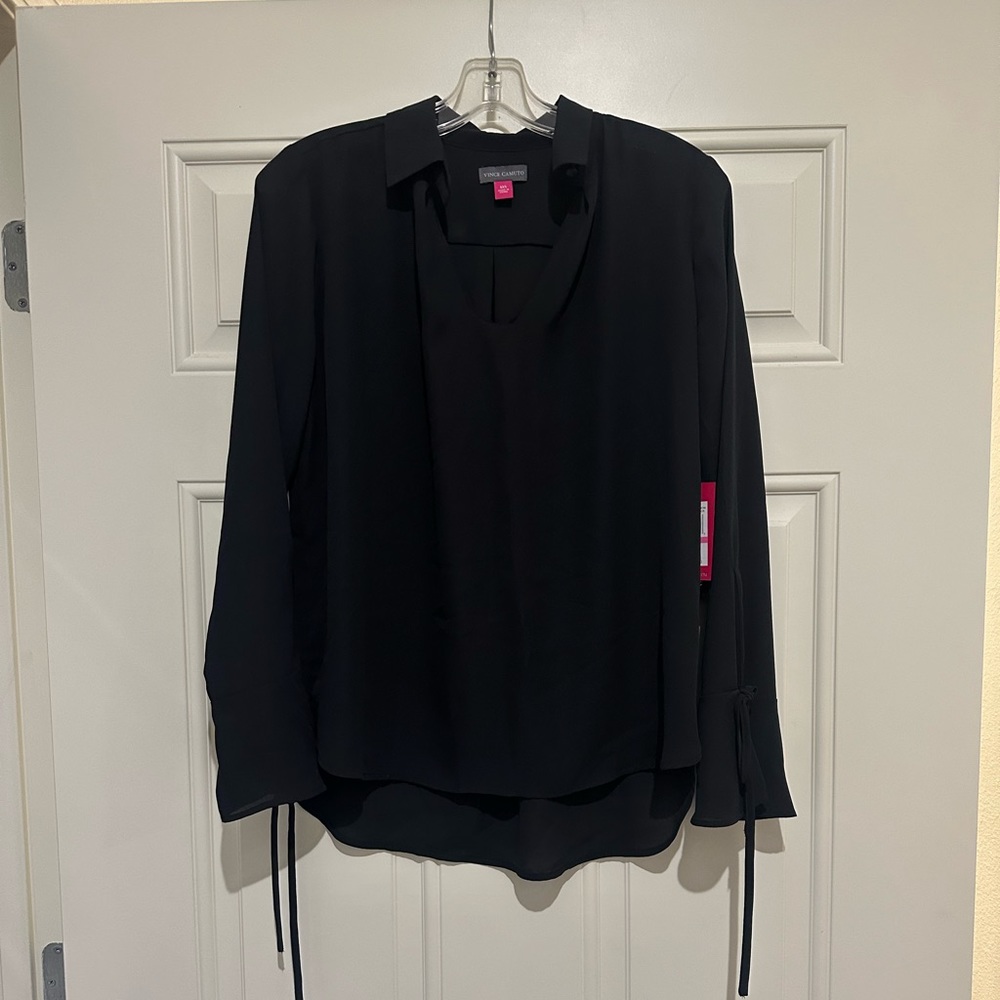 Vince Camino black dress top